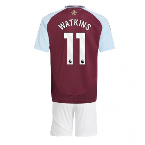 Aston Villa Ollie Watkins #11 Domaci Dres za djecu 2024-25 Kratak Rukav (+ Kratke hlače)